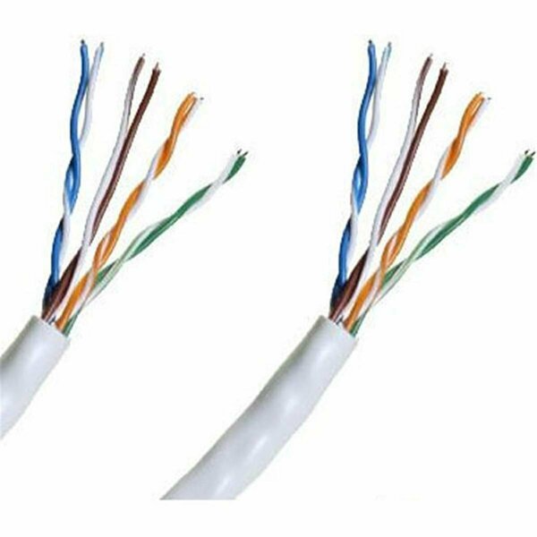 Cmple CAT5E BULK ETHERNET LAN NETWORK CABLE- 1000 FT White 1011-N